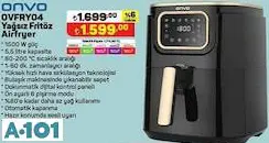ONVO OVFRY04 YAĞSIZ FRİTÖZ AİRFRYER ONVO OVFRY04 YAĞSIZ FRİTÖZ AİRFRYER
